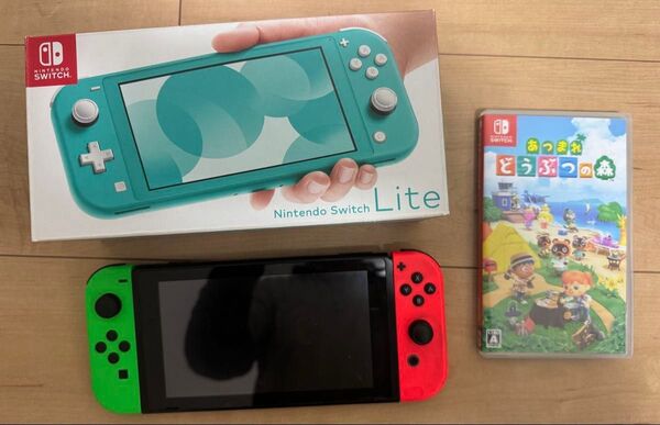 3個セット Switch Lite & Switch 本体 & あつまれどうぶつの森