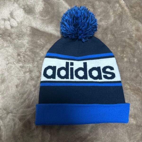 ニット帽 ニットキャップ ビーニー adidas