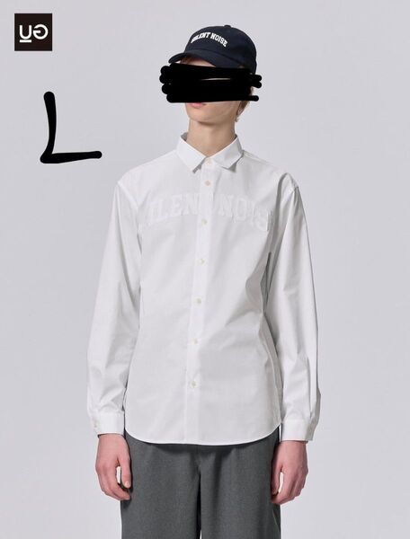新品 GU ジーユーアンダーカバー コラボ シャツ ホワイト L ユニクロ undercover ジャケット ug