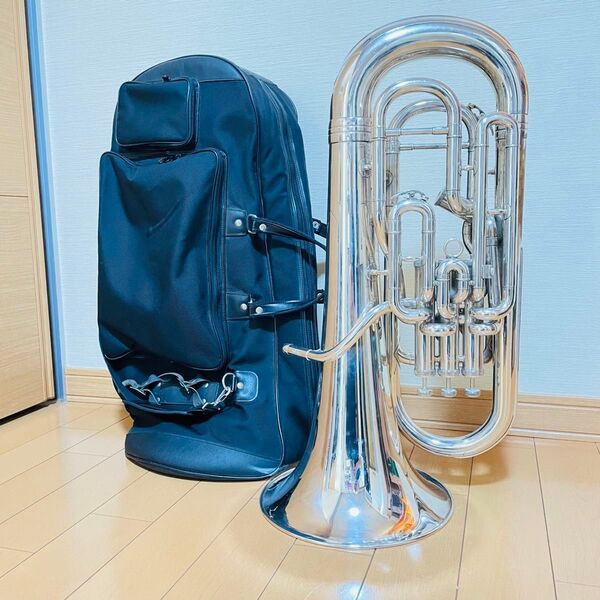 【整備済み】YAMAHA ユーフォニアム YEP-641 シルバー 金管楽器