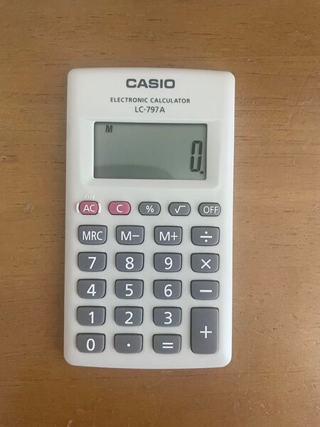 CASIO 電子計算機 LC-797A ホワイト 11個 値下げ