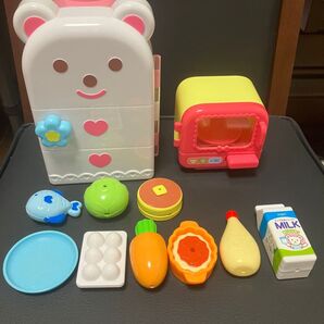メルちゃん レンジとれいぞうこセット 冷蔵庫 ままごとあそびに
