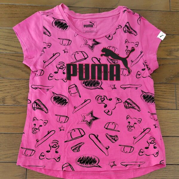 PUMA キッズ Tシャツ 140 ピンク