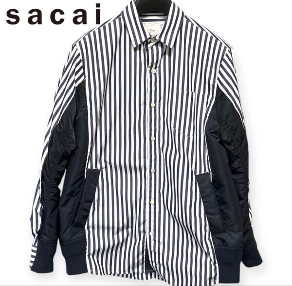 sacai 24SS Cotton Poplin Shirt24-03326M サカイ シャツ ジャケット