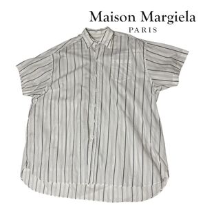 Maison Margiela 20SS マルジェラ S51DL0335 オーバーサイズ ストライプシャツ
