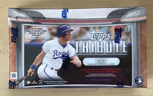 【未開封 シュリンク付き】 1BOX MLB 2025 Topps Tribute HOBBY Baseball トリビュート