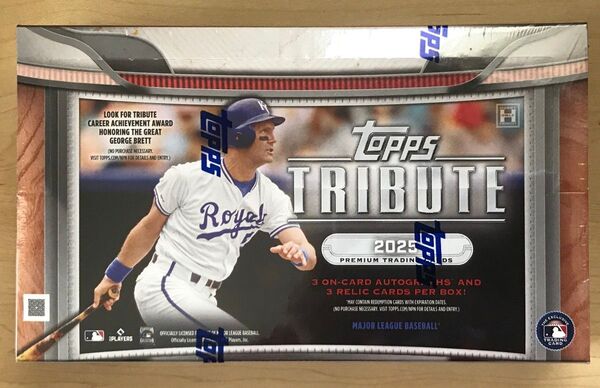 【未開封 シュリンク付き】 1BOX 2025 Topps Tribute HOBBY Baseball トリビュート