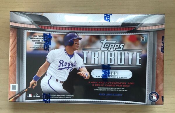 【未開封 シュリンク付き】 1BOX MLB 2025 Topps Tribute HOBBY Baseball トリビュート