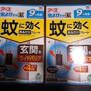 アース 蚊に効く 虫よけネットEX 9ヶ月用 2個セット