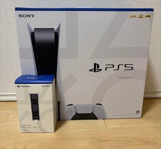 PS5 本体 CFI-1200A01純正充電スタンドセット