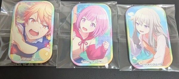 プロセカ スクエア缶バッジ vol.44B 司、えむ、寧々