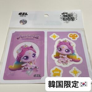 レア! 韓国 ティニピン オーロラピン EZLカード Tmoney 交通系IC カード 交通カード Tマネー