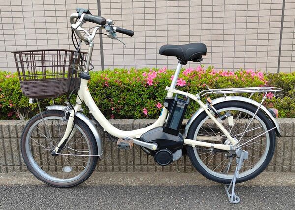 中古電動アシスト自転車 2020年式 YAMAHA PAS SION-U 20インチ ベージュ色