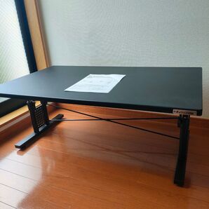 【Bauhutte】昇降式ローデスク BHD-1000L バウヒュッテ ブラック 昇降デスク