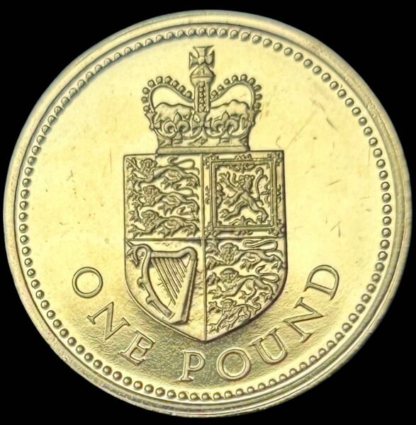 イギリス 1988 Proof 1£黄銅 ピエフォー