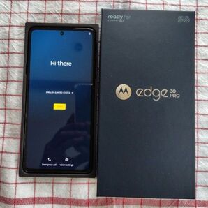 【美品 使用期間約半年】motorola edge 30 pro SIMフリー 8GB/128GB コスモブルー