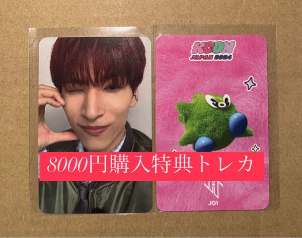 金城碧海 JO1 KCON 2024 日本 会場限定 MD購入特典 8000円 トレカ ラッキードロー