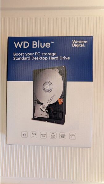【新品/未使用】WD Blue WD60EZAX [3.5インチ内蔵HDD/6TB