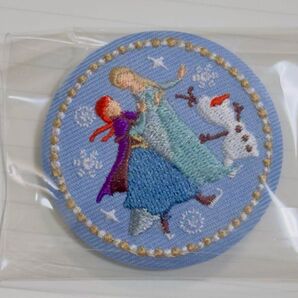 ディズニー 刺繍缶バッジ アナと雪の女王