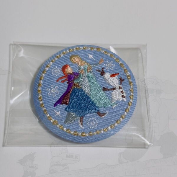 ディズニー 刺繍缶バッジ アナと雪の女王