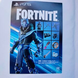 フォートナイト コード PS5 FORTNITE ダウンロード版 COBALT STAR パック 未使用 新品 ソフト