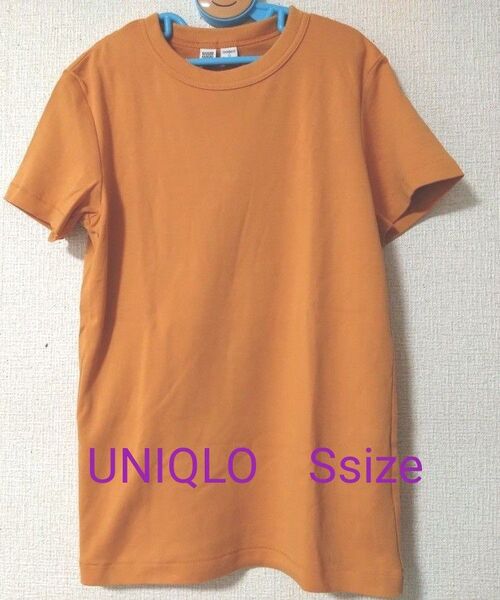 UNIQLO ユニクロ オレンジ Tシャツ 半袖 半袖Tシャツ コットン トップス