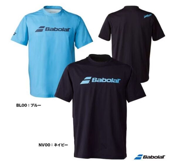 2025年モデル バボラ Babolat テニスウェア バドミントンウェア Tシャツ半袖 ユニ PD TOP BUP5515C
