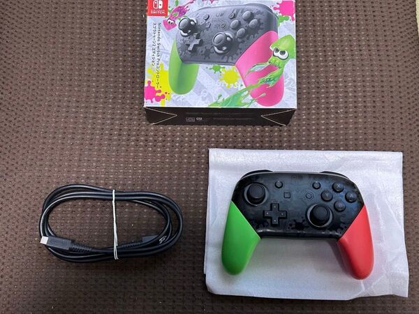 任天堂 ニンテンドースイッチ Proコントローラー プロコン スプラトゥーン2エディション