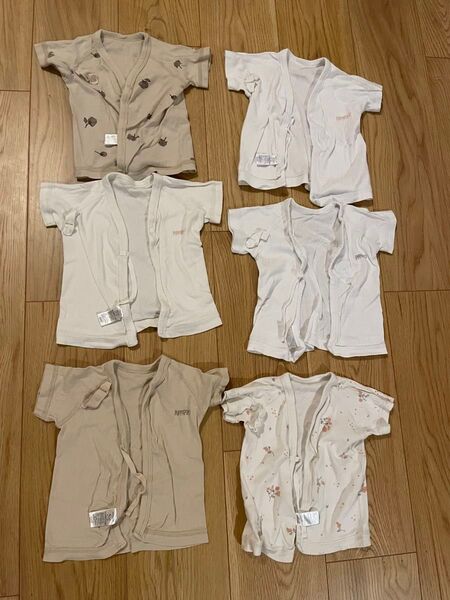 プッパプーポ PUPPAPUPO ベビー短肌着 6点セット