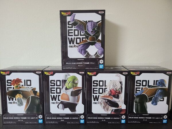 ドラゴンボールZ SOLID EDGE WORKS フィギュア 5体セット ギニュー特戦隊