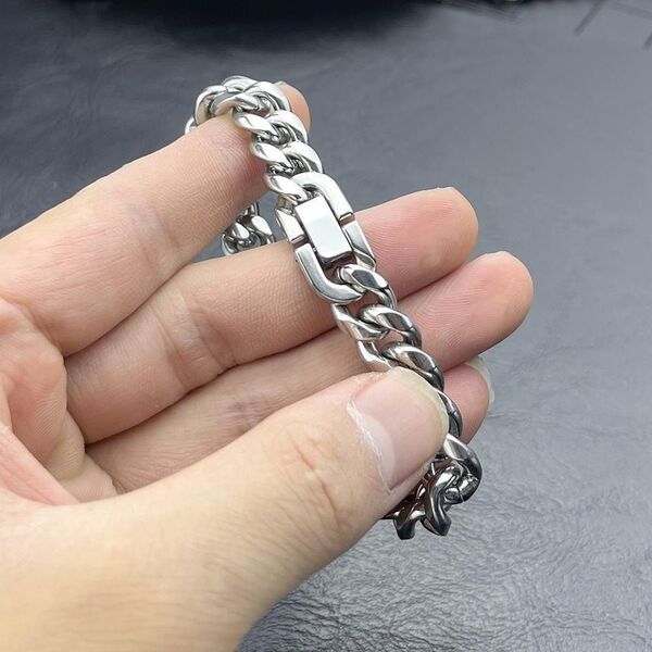【人気!】喜平ブレスレット アクセサリー シルバー 12mm 20cm