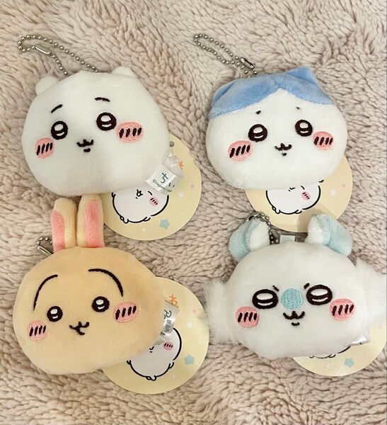 【全て新品タグ付き】ちいかわ マスコットミラー 全4種 ちいかわ ハチワレ うさぎ モモンガ