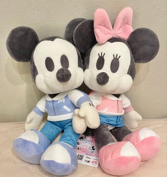 【新品タグ付き】ミッキー&ミニー ちょっもっさ デココレ ペアぬいぐるみ