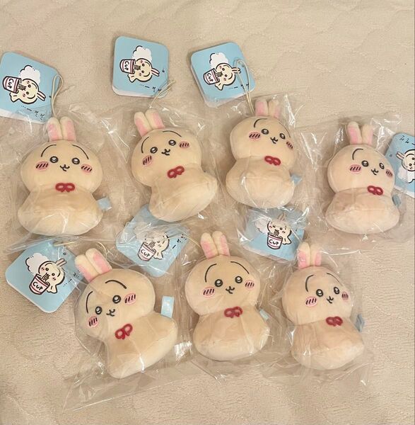 【新品未開封タグ付き】ちいかわ ウラヤハボウズ マスコット うさぎ 7点セット