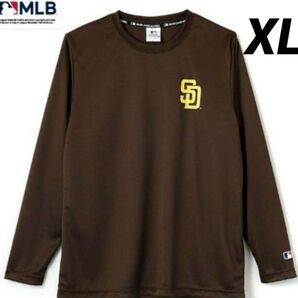 新品 MLB公式 サンディエゴ・パドレス ドライメッシュ ロングTシャツ 長袖