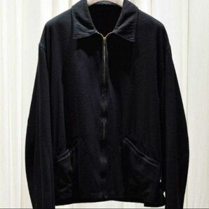 comoli25ssシルクネップジップショートジャケット 2