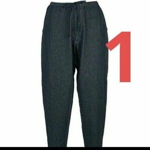 COMOLI 25SS ネイビーデニム テーパードパンツ 1