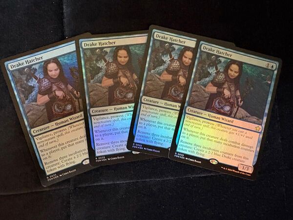 MTG ドレイクの孵卵者 foil 四枚セット 英語