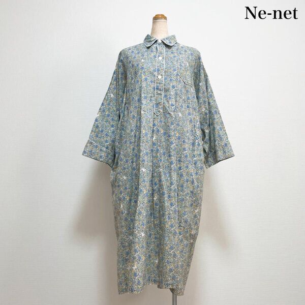 Ne-net ネネット まきばのフラワー ワンピース リバティ 小花柄 コットン100%