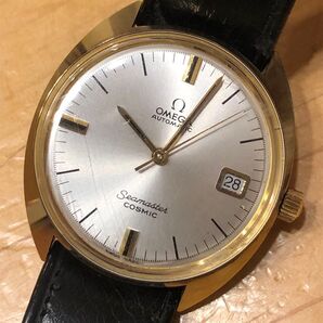 OMEGA シーマスター Seamaster オメガ コスミック 自動巻き デイト ゴールドダイヤル 腕時計