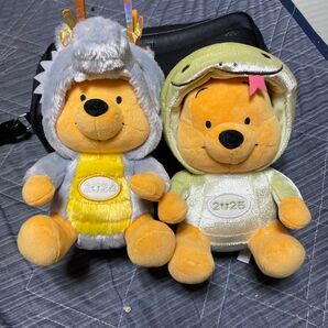 プーさん 干支ぬいぐるみ 2体セット 2024 2025