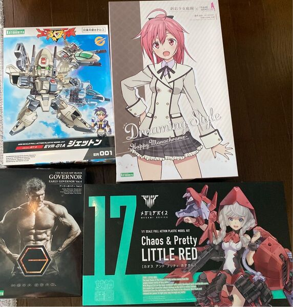 コトブキヤ プラモデル4個セット メガミデバイス 創彩少女庭園 ヘキサギア