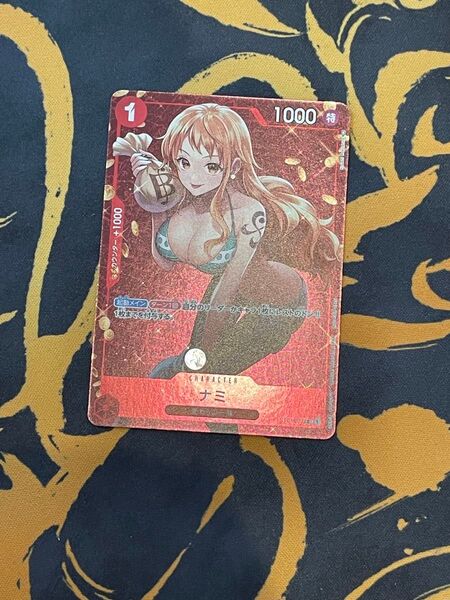 ワンピースカードゲーム ナミ スタンダードバトル 12月優勝記念品 C パラレル ST01-007