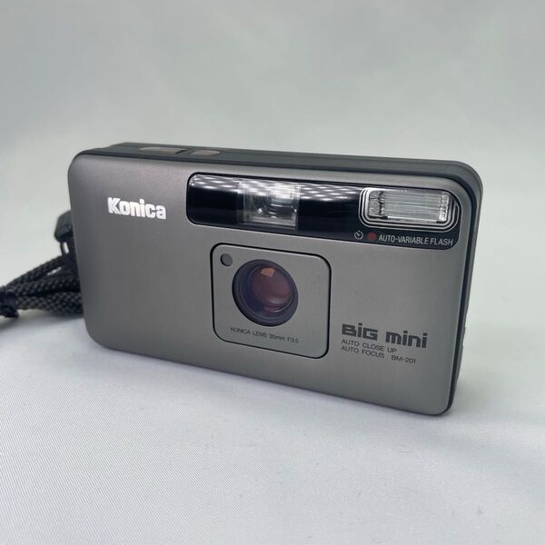 【動作OK】 Konica big mini BM-201 コニカ ビッグミニ フィルムカメラ ※K017
