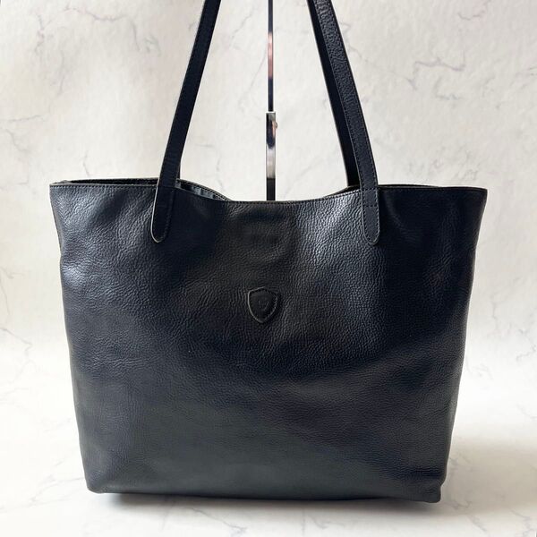 【美品】Felisi フェリージ 15-50 トートバッグ ビジネスバッグ オールレザー 本革 ブラック 黒 A4収納可