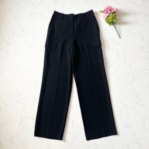 【23SS】theory luxe セオリーリュクス Crea Kenny カーゴパンツ ブラック 黒 40 Lサイズ