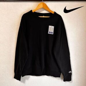 ナイキ NIKE SB クルーネックスウェット 刺繍ワッペン 90s
