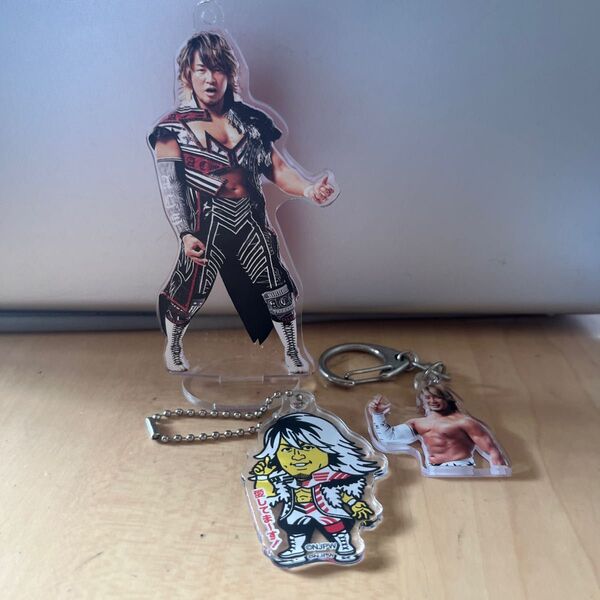 新日本プロレス 棚橋弘至 アクリルスタンド アクリルキーホルダー セット