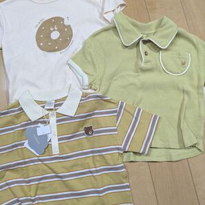 95.3枚セット 美品 テータテート futafuta バースデイ しまむら ベビー服 ベビー半袖Tシャツ