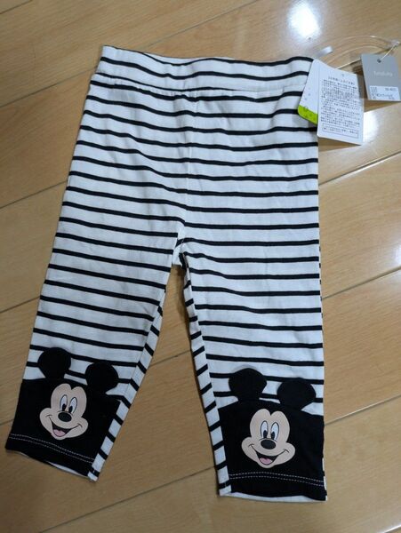 新品95. ディズニー ミッキーレギンス ベビーパンツ テータテート futafuta バースデイ しまむら